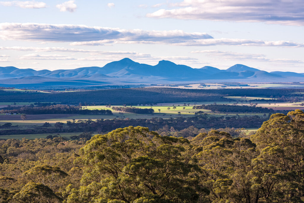 Stirling Ranges views from Castle Rock Estate